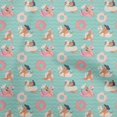 thumbnail image 1 of oneOone Rayon Light Mint Green Fabric Kawai Sewing Craft Projects Fabric Prints By Yard 56 Inch Wide, 1 of 5