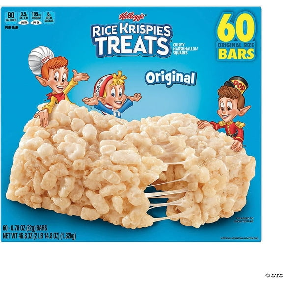 Original Rice Krispies Treats | Snack Bars | 60 Ct | 1 Pc.
