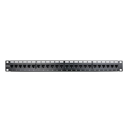 Construct Pro 24-Port Cat5e Rack Mount Patch Panel (19”/1U | RoHS Approved) price history on PriceWatchPro