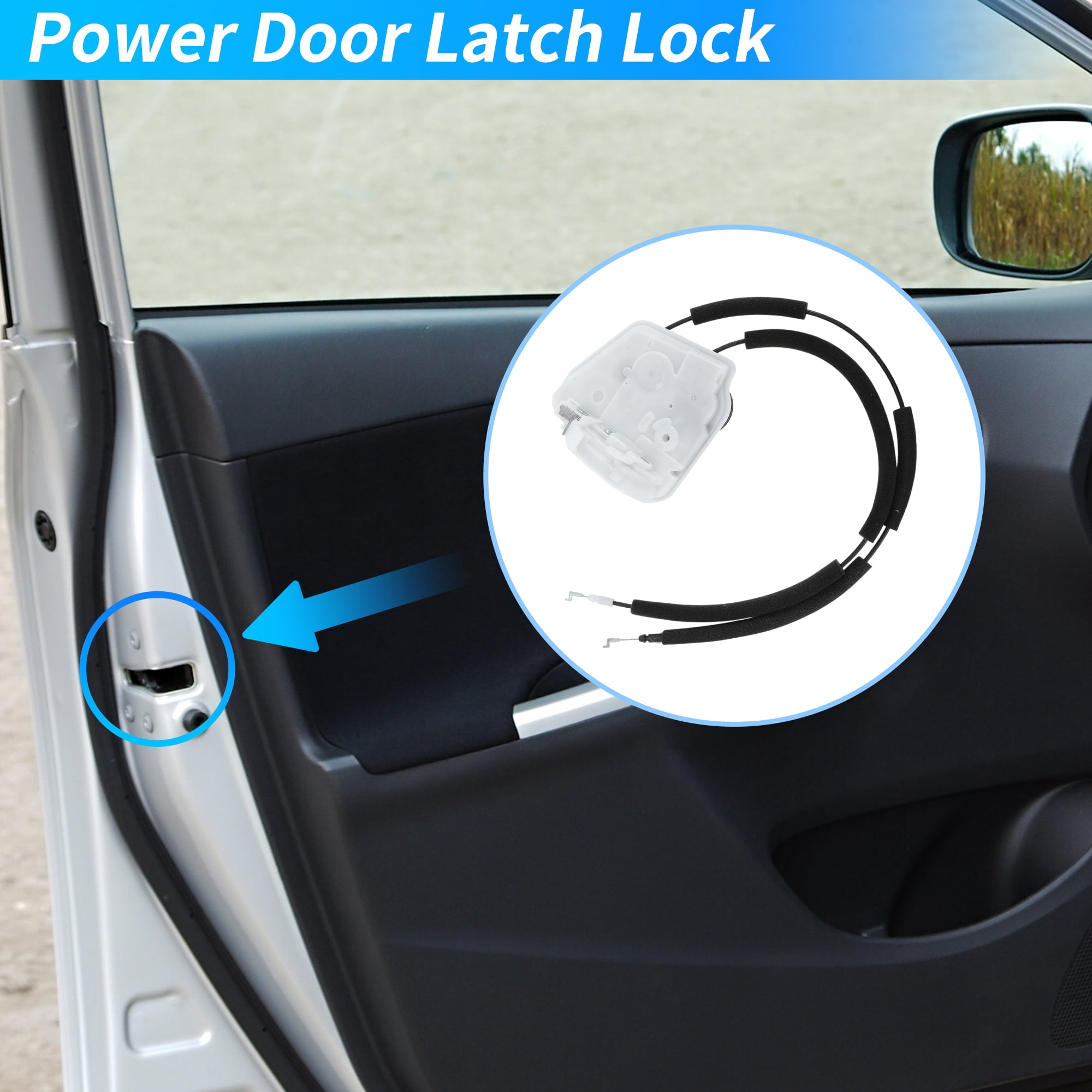 Unique Bargains Front Left Door Lock Latch Actuator Assembly for Mazda 3 2010-2013