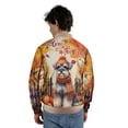 thumbnail image 5 of Happy Thanksgiving Schnauzer Give Thanks Fall Beanie Scarf Welcome All Over Print 3D Baseball Jacket Miniature Schnauzer Dog Lover Bomber Jacket Softball - 00020, 5 of 6