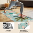 thumbnail image 4 of Pastel Pioneer Flower Pattern Hot Yoga Mat Towel Non Slip for Hot Yoga - Quick-Drying Yoga Mat Cover with 4 Corner Pockets with Travel Bag - Hot Yoga Towel Non Slip 74"x26", 4 of 6