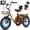 Orange, variant on ESKUTE T300 E Trike Electric Tricycle for Adults, 750W Brushless Motor 18MPH+ Fat Tire Folding Trike, Step-Thru 3 Wheel Electric Bicycle, Up to 55 Miles Black with Oversized Seat, UL2849