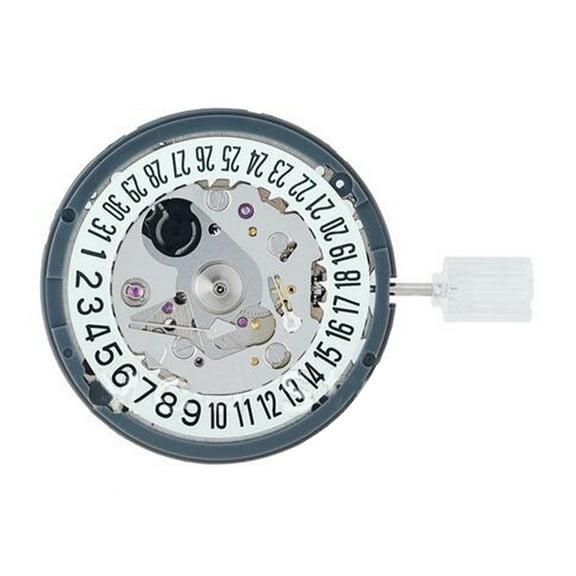 Automatic Movement Mechanical With Stem Date at 6 White Disc for NH35 TAPDRA Spare Part