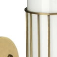 thumbnail image 2 of Jamie Young Co Torino Glass/Steel Metal Wall Sconce in White Milk/Antique Brass, 2 of 2