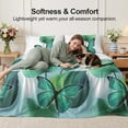 thumbnail image 5 of Flymme Green Butterfly Bed Sheets for King Bed, 4 Piece Nature Inspired Botanical Print Bedding Sets with Deep Pocket,Gift for Women & Nature Lovers, 5 of 8