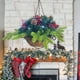 thumbnail image 5 of Cesta Colgante De Navidad Artificial Con Conos De Pino, Bayas Rojas, Luces Led Blancas, Decoración Para Jardín De Césped Interior Al Aire Libre Eigraketly HA039026-00, 5 of 6