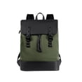 thumbnail image 4 of Mochila para hombre de tela Oxford resistente al agua, estilo casual, con capacidad para portátil de hasta 14 pulgadas. Verde, 4 of 8