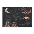 thumbnail image 2 of Bathroom Plush Absorbent Mat Single U-pad 20x24 Inches Bath Mat Fluffy Suitable For Bathroom Toilet Living Room Absorb Water Non-Slip Durable Dark Pumpkin Cartoon, 2 of 9