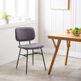 thumbnail image 2 of Porthos Home Efia Dining Chairs, Steel Frames, Armless (Set of 2), 2 of 8