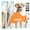 White & Gold, variant on Oneisall HM6 4-in-1 Dog Grooming Kit with LED Light, Cordless Dog Clippers & Dog Paw Trimmer & Dog Nail Grinder, White