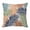 Terracotta, Navy, Sage, variant on Throw Pillow Covers, Red Blue Teal Palm Leaves Decorative Throw Pillow Covers 18x18 Inch, Summer Botanical Tropical Leaf Square Linen Pillow Cases for Couch/Living Room/Sofa