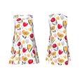thumbnail image 7 of Rateoe Tulips Flowers Pattern Women’s Sleeveless Dress,Casual Summer Dress,A-line Sleeveless Dress Versatile Summer Dress Stylish Day Dress, 7 of 7