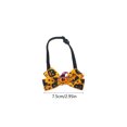 thumbnail image 4 of Qocolcyl Halloween Pumpkin Bat Print Pet Bow Tie for Dogs Cats, Adjustable Polyester Pet Costume Accessory, Cute Party Photo Prop, Indoor Outdoor Pet Halloween Decorations Accessories, 4 of 7