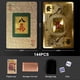 thumbnail image 1 of Mahjong Playing Cards, Golden Foil Mahjong Playing Cards Deck, Travel Mahjong Set Board Game for Adults, 1 of 5