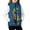 Blue Green Dinosaur, variant on FKELYI Girls Quilted Vest Sunflower Leopard Print, 2Y, Sleeveless Jacket with Pockets, Full Zipper, Stand Collar, Warm Vest, Quilted Outwear Coat for 2-12 Y