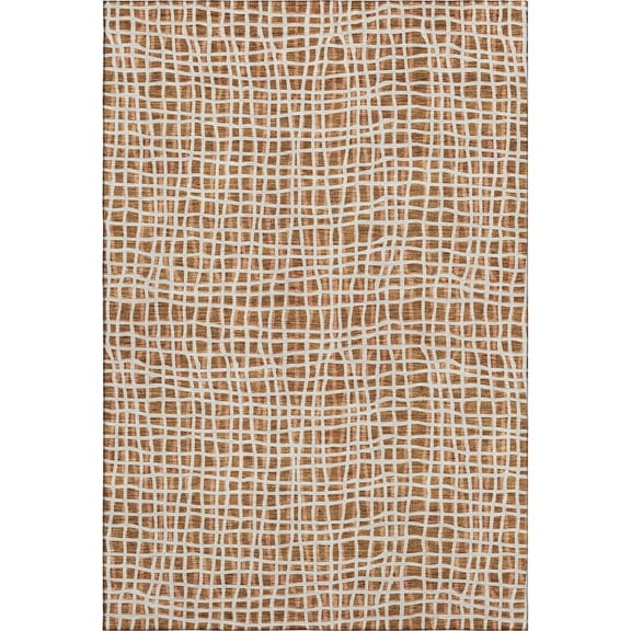 Dalyn Rugs Premium Machine Washable Mayfield AMF729 Paprika 5' x 7'6" Rug
