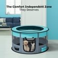 thumbnail image 6 of LAKWAR Pet Playpen， Puppy Playpen Cat Playpen-Ideal for Puppy Dog Cat Rabbit-Portable & Foldable Dog Pens for Indoor, Outdoor, Office and Travel Use, 6 of 6