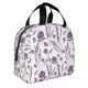 thumbnail image 2 of Balery Lavender Flowers Bolsa de Almuerzo Aislada – Caja de Almuerzo con Papel de Aluminio Grueso, Mantiene la Comida Fresca por 4 Horas, 2 of 8