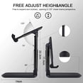 thumbnail image 2 of Support de Téléphone pour Bureau, Support de Tablette Portable Pliable et Ajustable, Station de Charge pour Cellulaire, Support de Bureau Robuste pour iPhone, 2 of 7