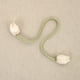 thumbnail image 5 of Cordones de cortina de gancho de tulipán Lazos de cortina florales beige 1 pieza Accesorio decorativo de algodón de 16 pulgadas para el hogar y la oficina, 5 of 6