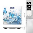 thumbnail image 2 of High Precision Body Weight Scale Smart Bathroom Scales with Large LCD Display(400lbs),Decorative for Bedroom-White Flowers And Blue Butterflies, 2 of 4