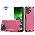 thumbnail image 4 of For Celero 3 Plus METKASE Strong Tough Metallic Design Hybrid in Slide-Out Package - Hot Pink, 4 of 4