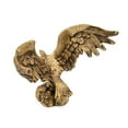 thumbnail image 4 of Collectible India Brass Eagle Statue Wild Bird Flying Hawk Sculpture Feng Shui Decorative Home Office Showpiece Figurine (Size 7 x 4.5 x 5.5 Inches), 4 of 8