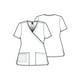 thumbnail image 2 of Filipina Cuello V P/Mujer Estampado Ranas Z17213 WonderWink, 2 of 4