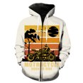 thumbnail image 1 of Sudadera con capucha y cremallera para hombre, estilo punk, de dibujos animados, con estampado 3D, estilo informal, para adolescentes, 1 of 6