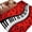Red White, variant on Large Area Rugs for Living Room Bedroom, Piano Keyboards 5'x8' Rug Washable Carpet Runner Indoor Outdoor, Musical Notes Vintage Red Non Slip Floor Mats Rug for Kitchen, Bathroom