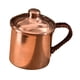 thumbnail image 1 of Taza de agua de cobre hecha a mano, taza de café de cobre, fácil de llevar, taza de té gruesa resistente para leche, agua fría y caliente, restaurante A, 1 of 8