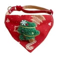 thumbnail image 2 of YIKA Christmas Pet Scarf Collar For Cats And Dogs - Cute Soft Accessories, Adds Festive Touch To Pets’ Outfits, Suitable For Holiday Parades, Family Photos & Daily Wear​ C, 2 of 6