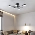 thumbnail image 4 of Lampara de techo estilo industrial hierro forjado lampara downlight ilios innova  6 + 1 luces, 4 of 9