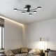 thumbnail image 4 of Lampara de techo estilo industrial hierro forjado lampara downlight ilios innova  6 + 1 luces, 4 of 9