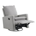 thumbnail image 3 of Pemberly Row Wood and Fabric Swivel Glider & Recliner in Gray, 3 of 5