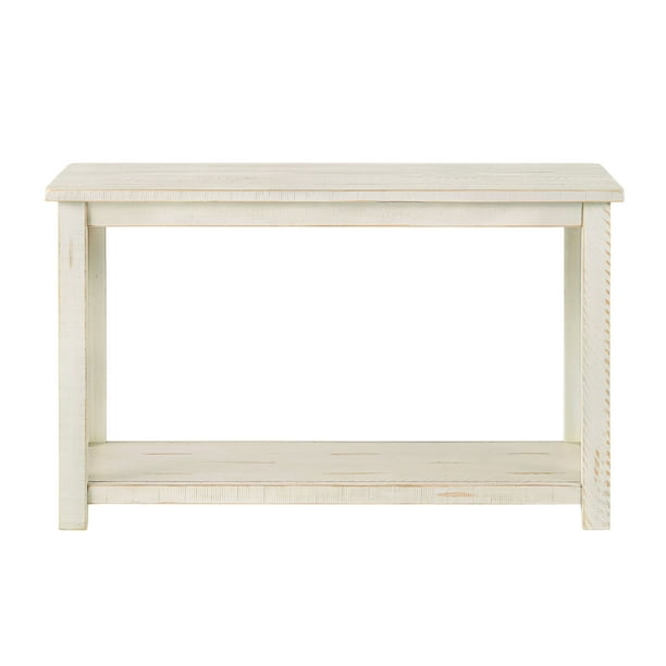 Martin Svensson Home Ventura Sofa Console Table, Antique White