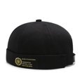 thumbnail image 3 of Moda Four Seasons sombrero de piso para hombres calle hipster hip hop sombrero sin ala sombrero de melón mujer sombrero brillante moda femenina, 3 of 6