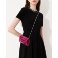 thumbnail image 2 of LinYooLi Women Mini Woven Pattern Envelope Flap Handbag Evening Clutch Cross Body Shoulder Bag, 2 of 7