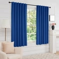 thumbnail image 5 of Deconovo Blackout Curtains for Living Room, 52x54 inch, Solid Back Tab Curtains, Royal Blue, 2 Panels, 5 of 9