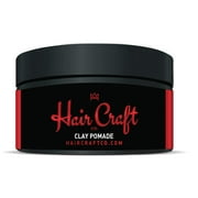 Hair Craft Co. Clay Pomade 3oz - Shine Free Matte Finish - Medium Hold/Natural Look – Best Men’s Styling Product, Barber Approved – Ideal for Textured, Thickened & Modern Hairsty