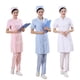 thumbnail image 4 of Traje de cuello blanco, bata de manga larga, ropa de invierno, manga corta, ropa de trabajo para enfermeras de laboratorio y farmacia, ropa de aislamiento ajustada, 4 of 4