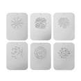 thumbnail image 1 of 6pcs/set Gobos Graphics Cards Metal Plates with Hollow Patterns for Optical Snoot Conical Focalize Condenser Art Special Effects Shaped Beam Light Photography Light Accessories, 1 of 6