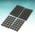 thumbnail image 5 of 4pcs 24 Stick/pc 3mm 2 Rounded Pads and 2 Square Pads Non Furniture Pads Adhesive Furniture Grippers Furniture Stoppers with Rubber Pad as Floor Protectors and Couch Stoppers (Black), 5 of 5