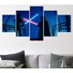 thumbnail image 1 of 5 Cuadros Decorativos Star Wars Darth Vader VS Luke Silueta Canvas Listo Para Colgar 150x84cm Jungle Art Impresion Tela Arte, 1 of 6
