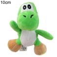 thumbnail image 4 of Figura de anime Kawaii Yoshi verde, llavero de peluche, juguete de peluche con forma de hongo, bloque amarillo, superestrella, muñeco colgante de peluche, regalo, 4 of 5