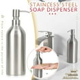 thumbnail image 2 of Miyuadkai Bottle Clearance Liquid Shampoo Soap Dispensers Wash Lotion Bottle Hand Dispenser Bathroom Products Room Decor Silver, 2 of 9