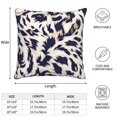 thumbnail image 2 of Multi-Size Linen Sofa Pillow Cover Invisible Zipper Open And Close Strong Use For Sofa Chair Garden Sofa Car Animal Print Style Aliceblue_1 20"X20", 2 of 8