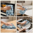 thumbnail image 6 of 2 Pcs Funny Kitchen Towels,Blue Chicken Pattern Microfiber Dish Towels,Kitchen Tea Towels,Kitchen Towel Set (18" X 26"), 6 of 7