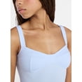 thumbnail image 4 of No Boundaries Cotton Rib Corset, Women's XS-XXXL, 4 of 5